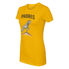 San Diego Padres Tiny Turnip Women's TT Rex T-Shirt - Gold T-shirts