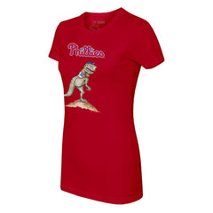 Philadelphia Phillies Tiny Turnip Women's TT Rex T-Shirt - Red T-shirts