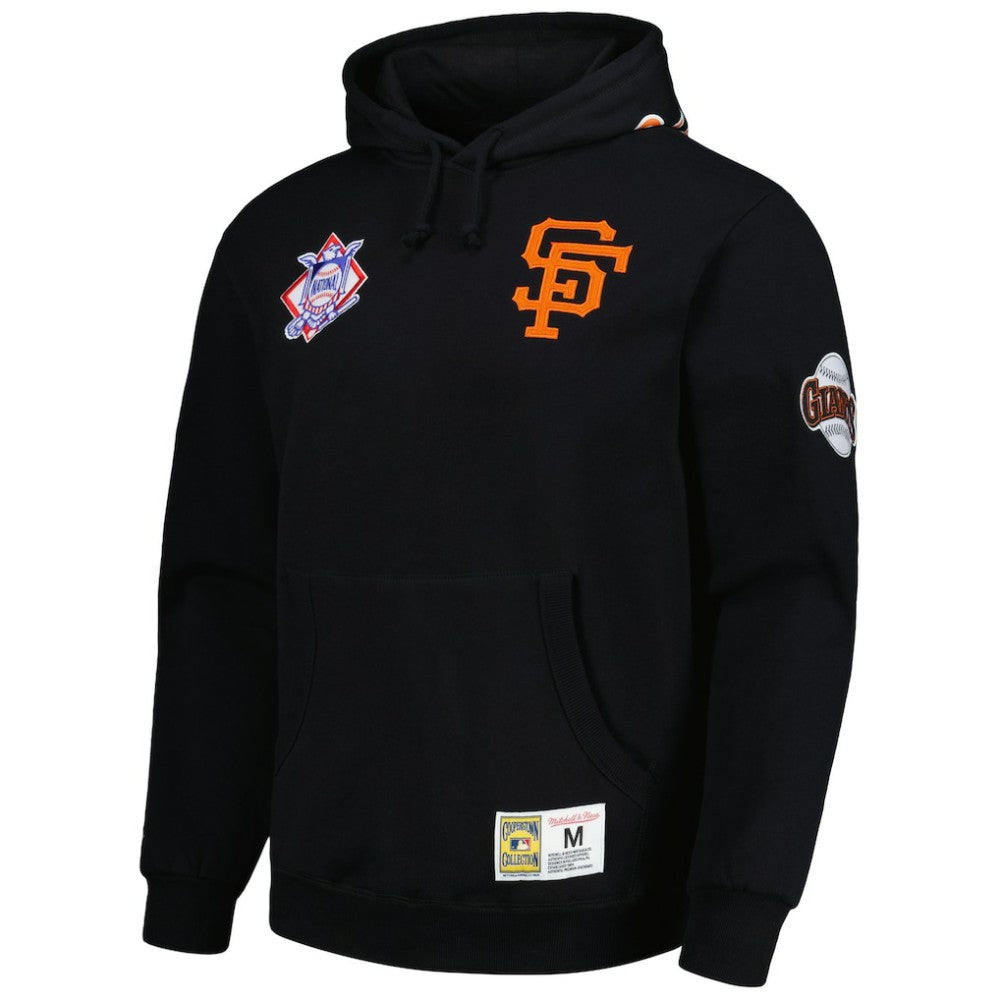 San Francisco Giants Mitchell & Ness City Collection Pullover Hoodie - Black Hoodies