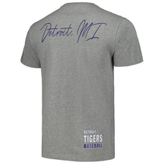 Detroit Tigers Mitchell & Ness Cooperstown Collection City Collection T-Shirt - Heather Gray T-shirts