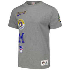 Milwaukee Brewers Mitchell & Ness Cooperstown Collection City Collection T-Shirt - Heather Gray T-shirts