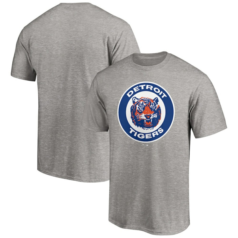 Detroit Tigers Cooperstown Collection Huntington T-Shirt - Heather Gray T-shirts