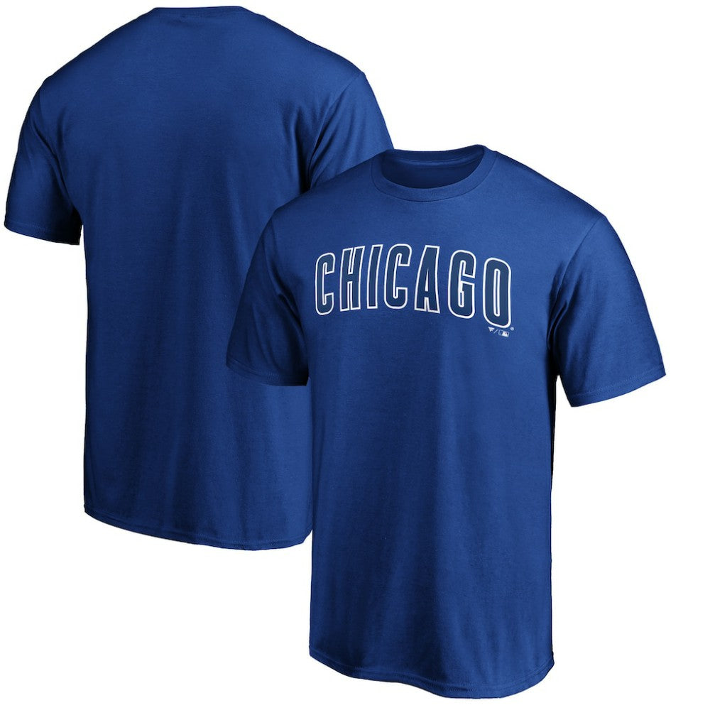 Chicago Cubs Official Team Logo T-Shirt - Royal T-shirts