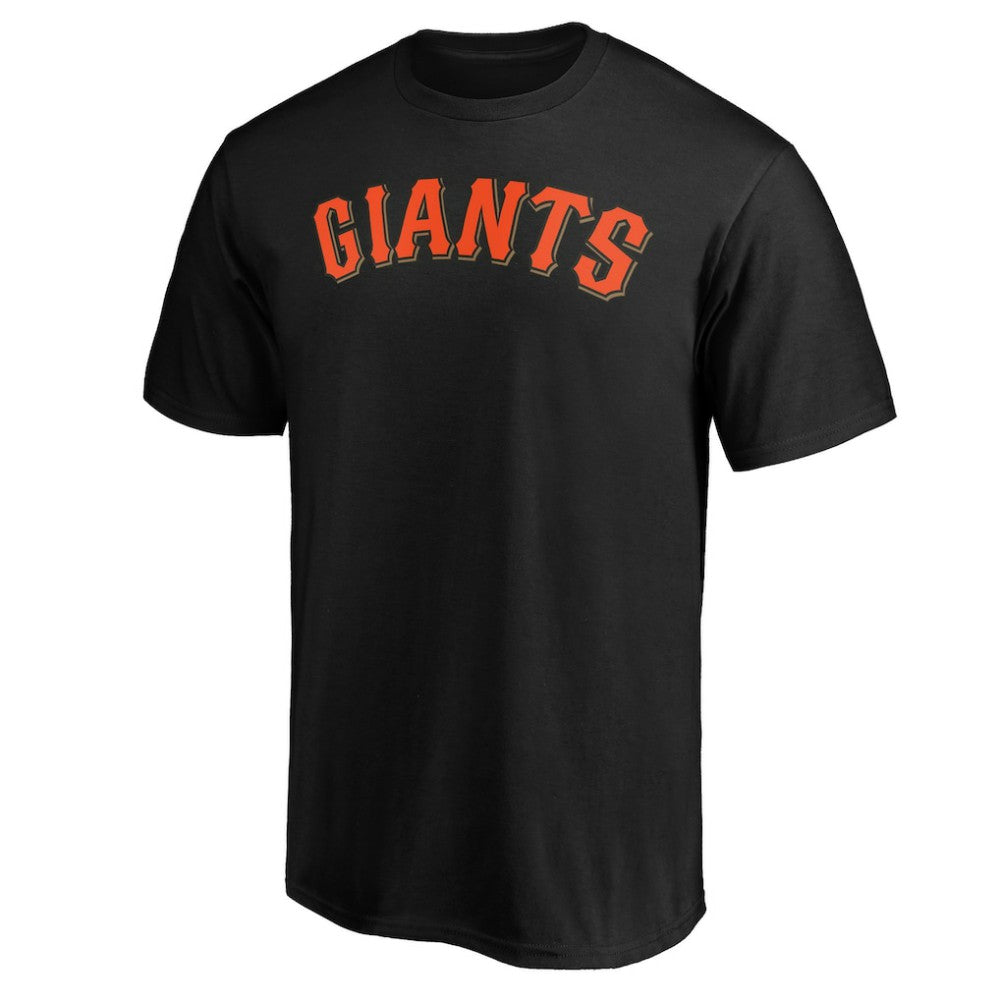 San Francisco Giants Official Team Wordmark T-Shirt - Black T-shirts