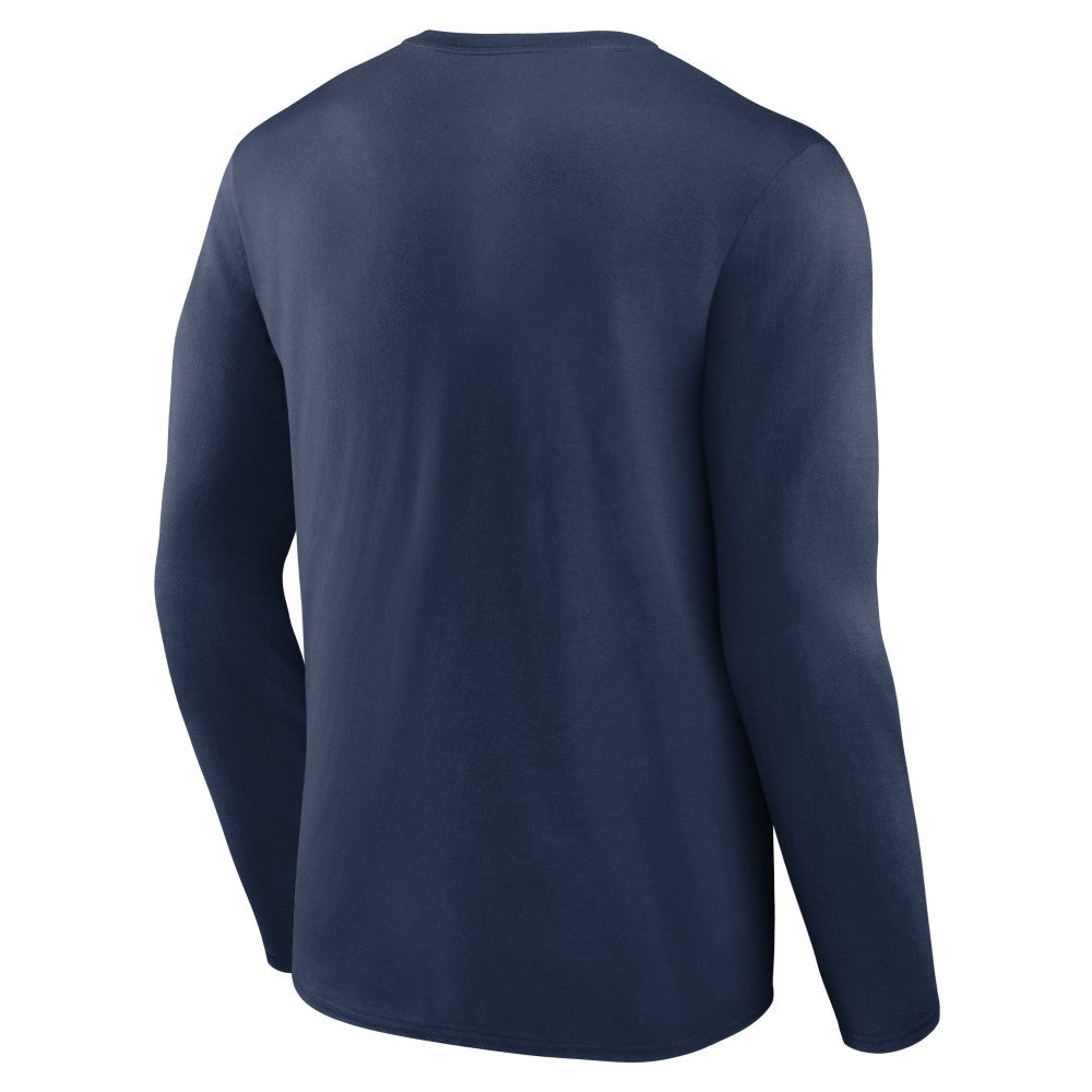 Cleveland Guardians Official Wordmark Long Sleeve T-Shirt - Navy T-shirts