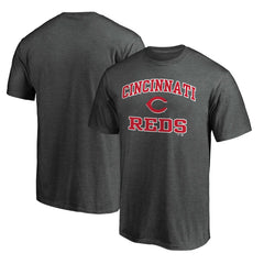 Cincinnati Reds Heart & Soul T-Shirt - Charcoal T-shirts
