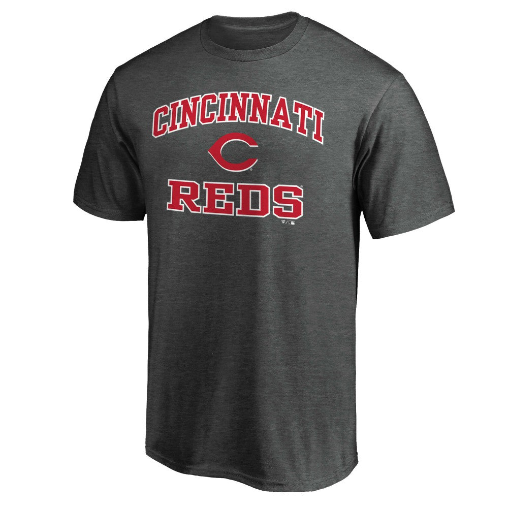 Cincinnati Reds Heart & Soul T-Shirt - Charcoal T-shirts