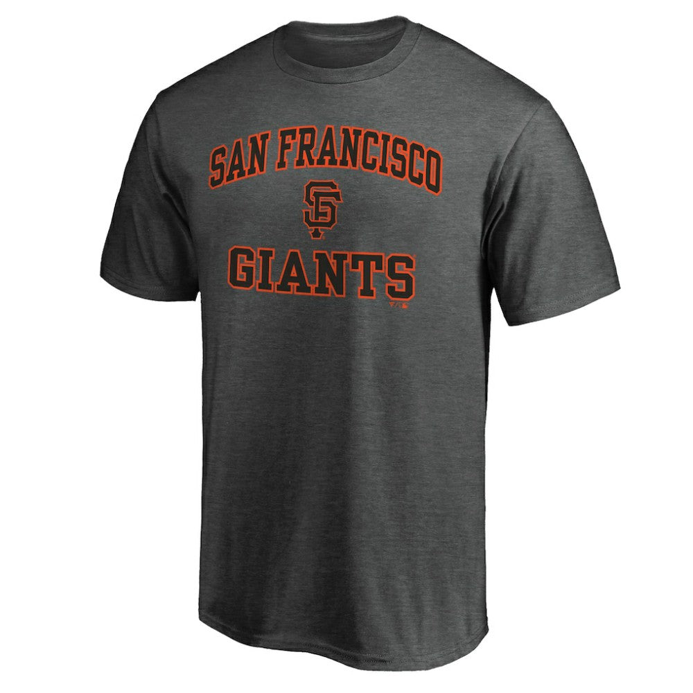 San Francisco Giants Heart & Soul Team Logo T-Shirt - Charcoal T-shirts