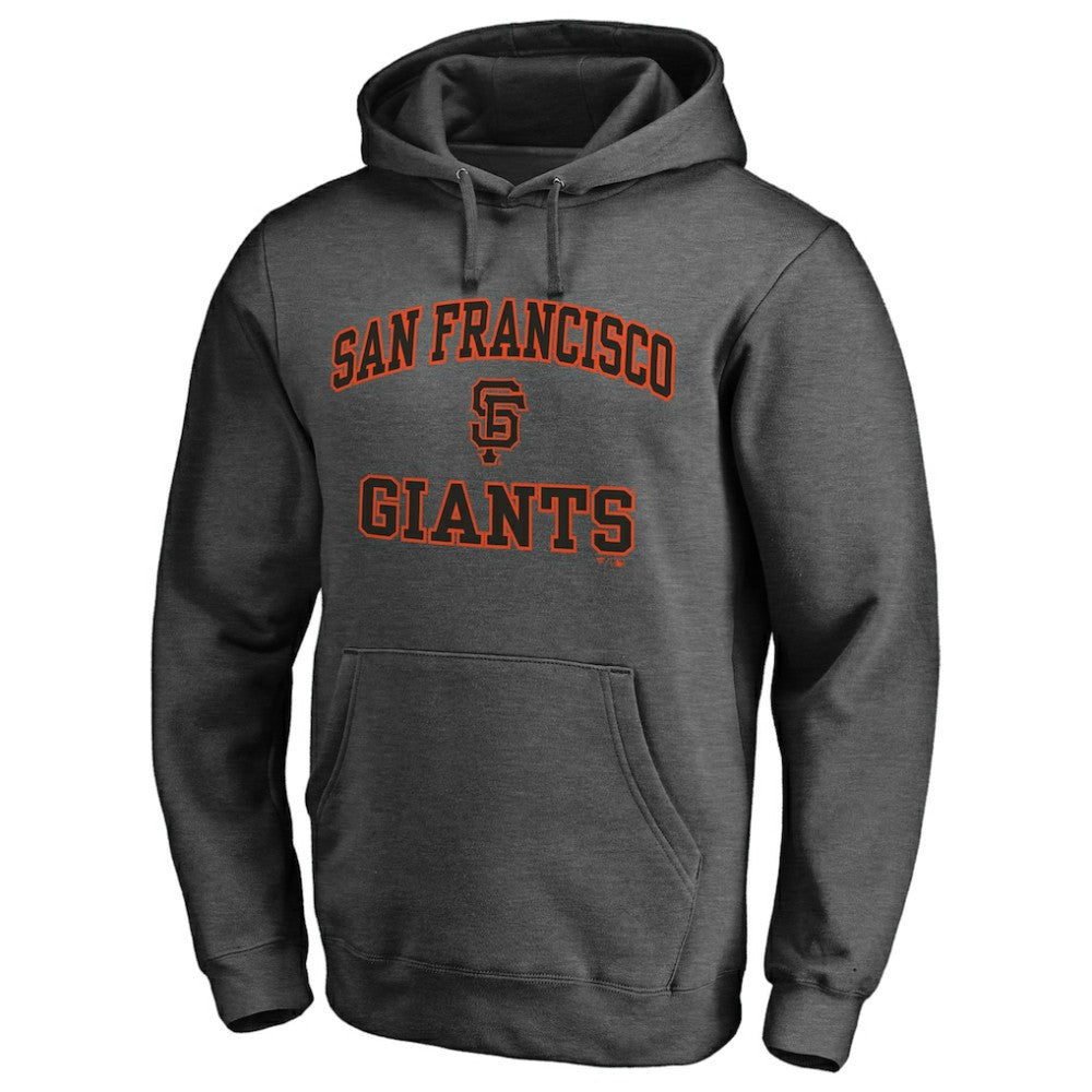 San Francisco Giants Heart & Soul Pullover Hoodie - Charcoal Hoodies