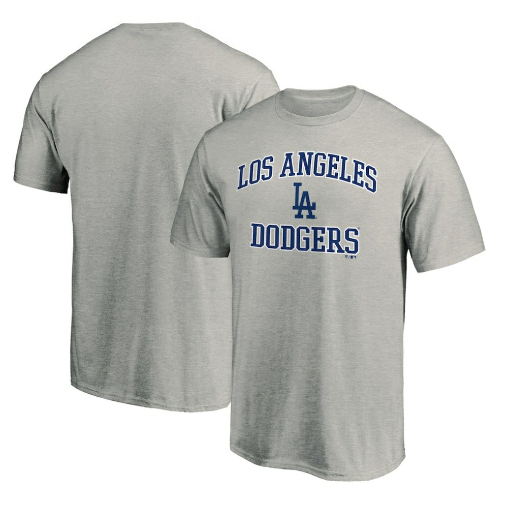 Los Angeles Dodgers Heart & Soul T-Shirt - Heather Gray T-shirts