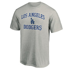 Los Angeles Dodgers Heart & Soul T-Shirt - Heather Gray T-shirts
