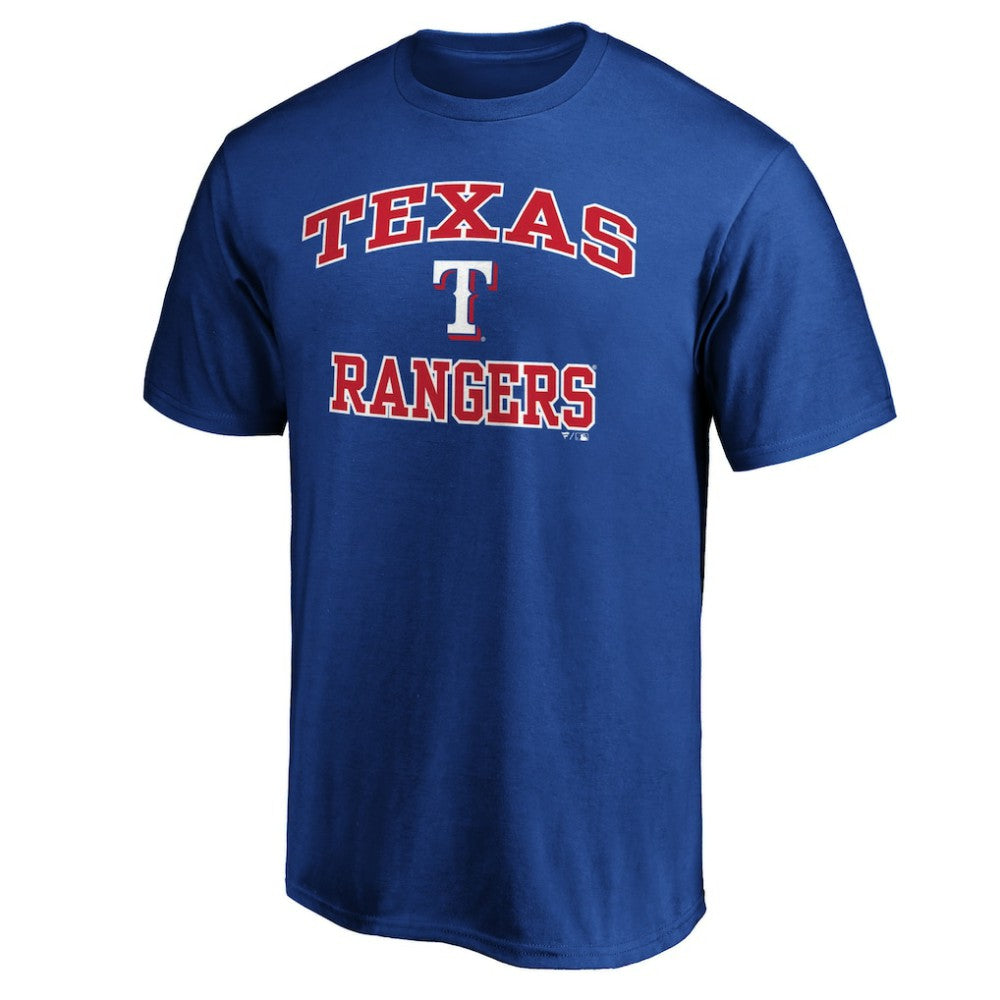 Texas Rangers Heart & Soul T-Shirt - Royal T-shirts