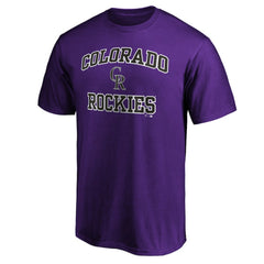 Colorado Rockies Heart & Soul T-Shirt - Purple T-shirts
