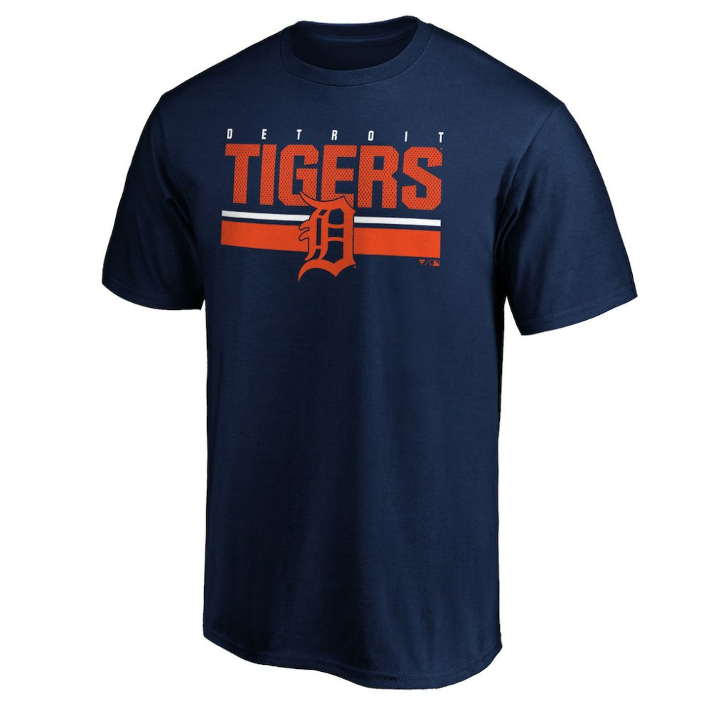 Detroit Tigers End Game Team Wordmark T-Shirt - Navy T-shirts