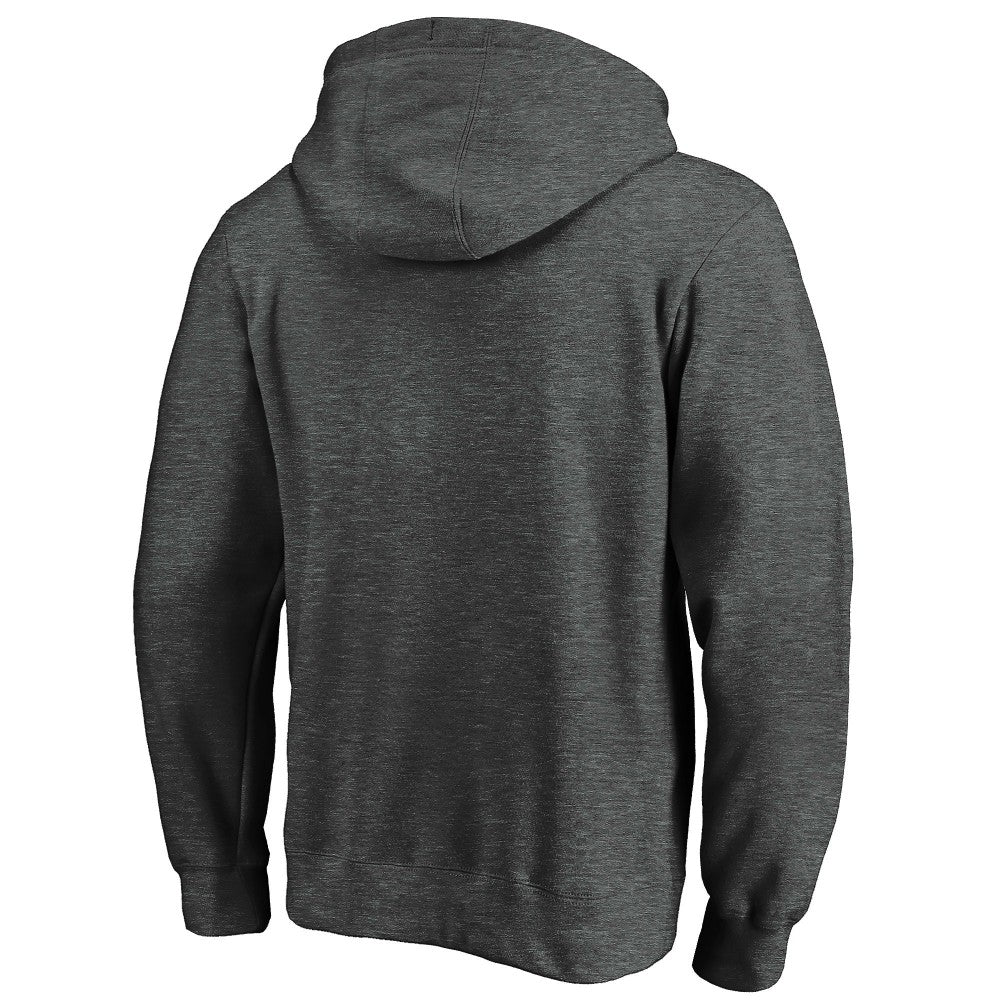 Los Angeles Dodgers Team Lock Up Wordmark Pullover Hoodie - Charcoal Hoodies