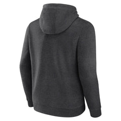 New York Yankees Team Lock Up Wordmark Pullover Hoodie - Charcoal Hoodies
