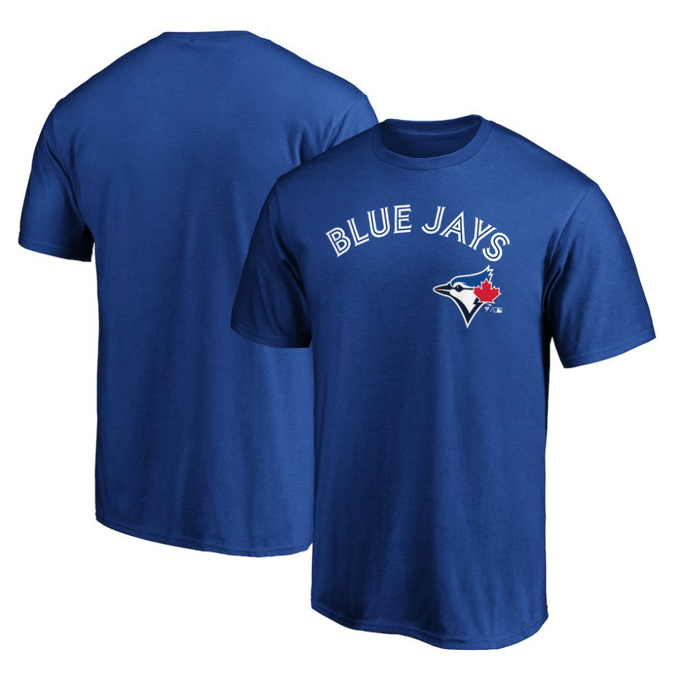 Toronto Blue Jays Team Lock Up Wordmark T-Shirt - Royal T-shirts
