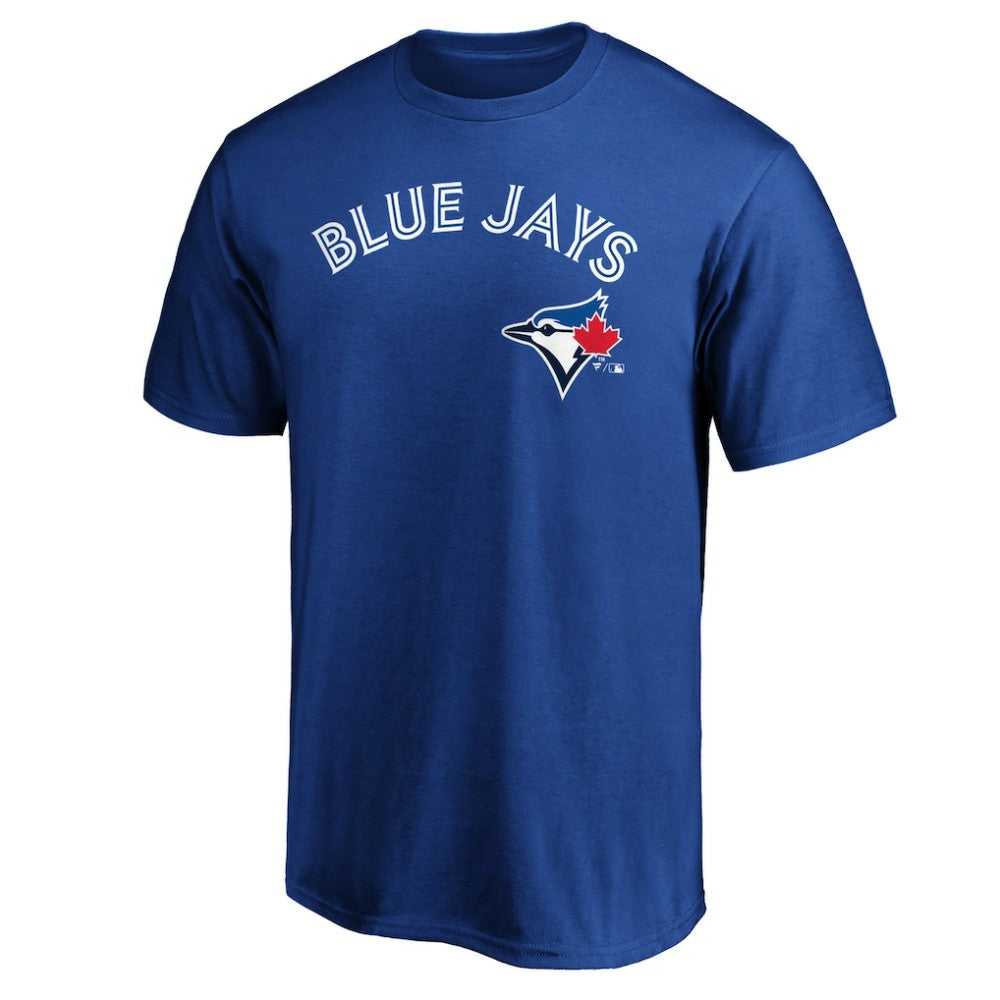 Toronto Blue Jays Team Lock Up Wordmark T-Shirt - Royal T-shirts