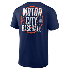 Detroit Tigers Bring It Motor City T-Shirt - Navy T-shirts