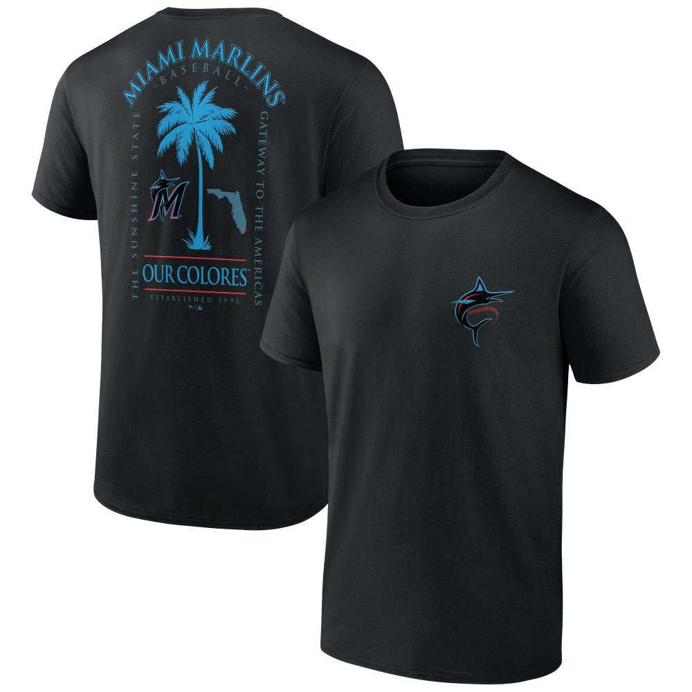 Miami Marlins Bring It Our Colores T-Shirt - Black T-shirts