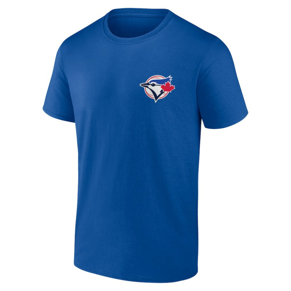Toronto Blue Jays Bring It Maple Leaf T-Shirt - Royal T-shirts