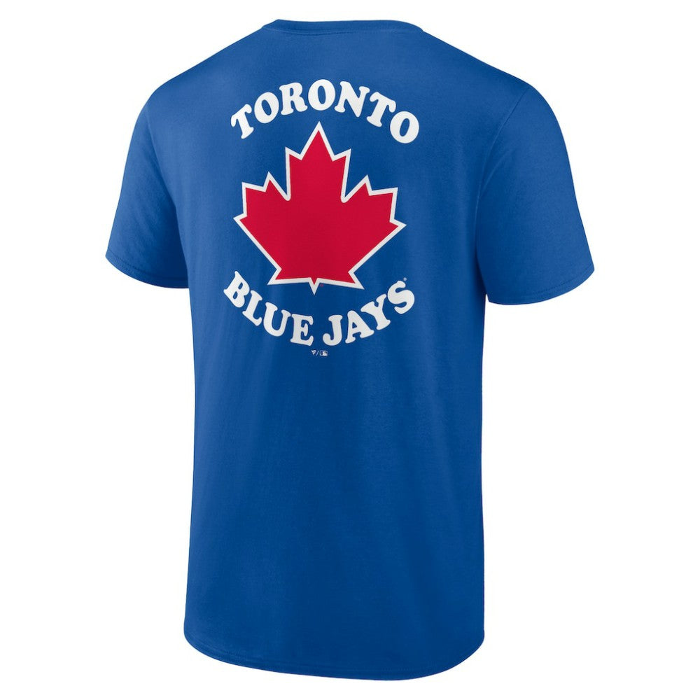 Toronto Blue Jays Bring It Maple Leaf T-Shirt - Royal T-shirts