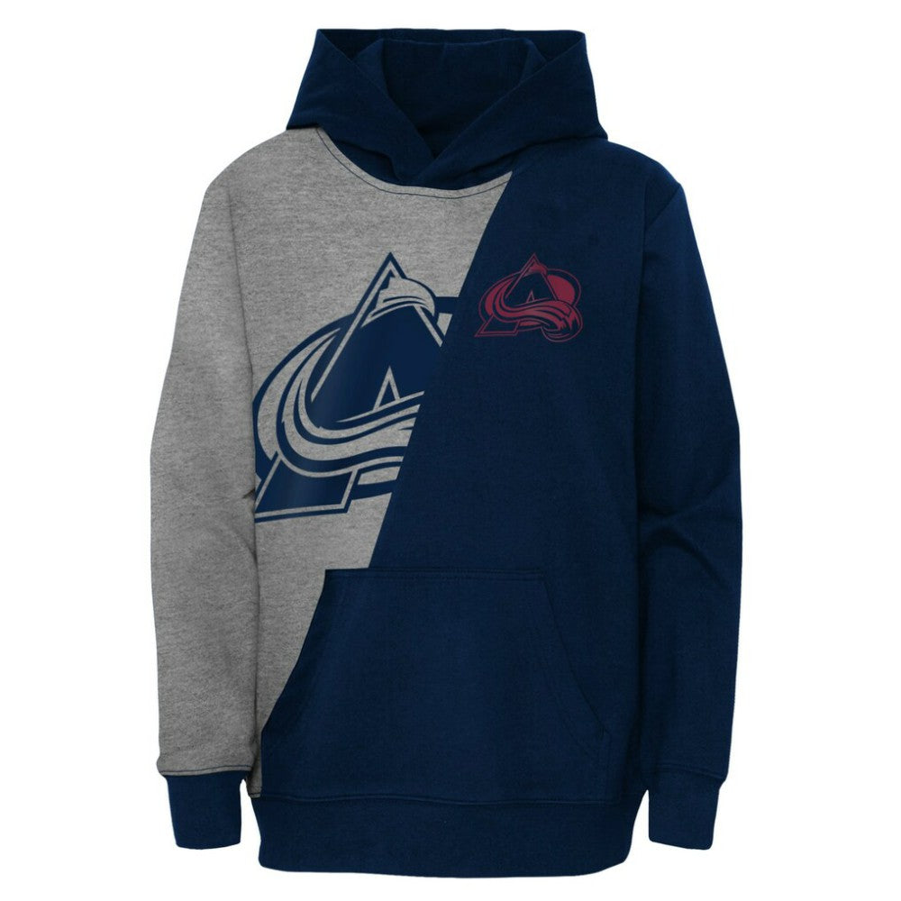 Colorado Avalanche Preschool Unrivaled Pullover Hoodie - Gray/Navy | US 5309917