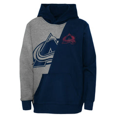 Colorado Avalanche Preschool Unrivaled Pullover Hoodie - Gray/Navy | US 5309917