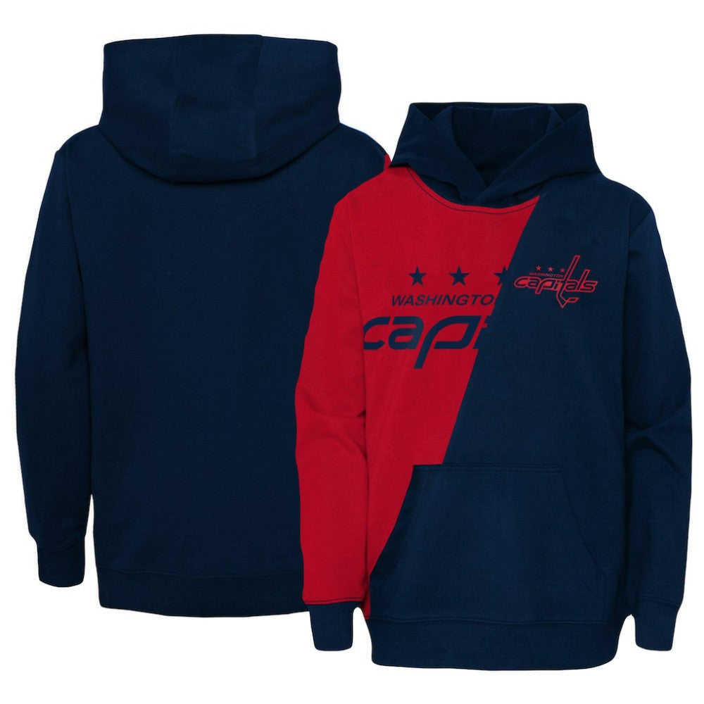 Washington Capitals Preschool Unrivaled Pullover Hoodie - Red/Navy | US 5309919