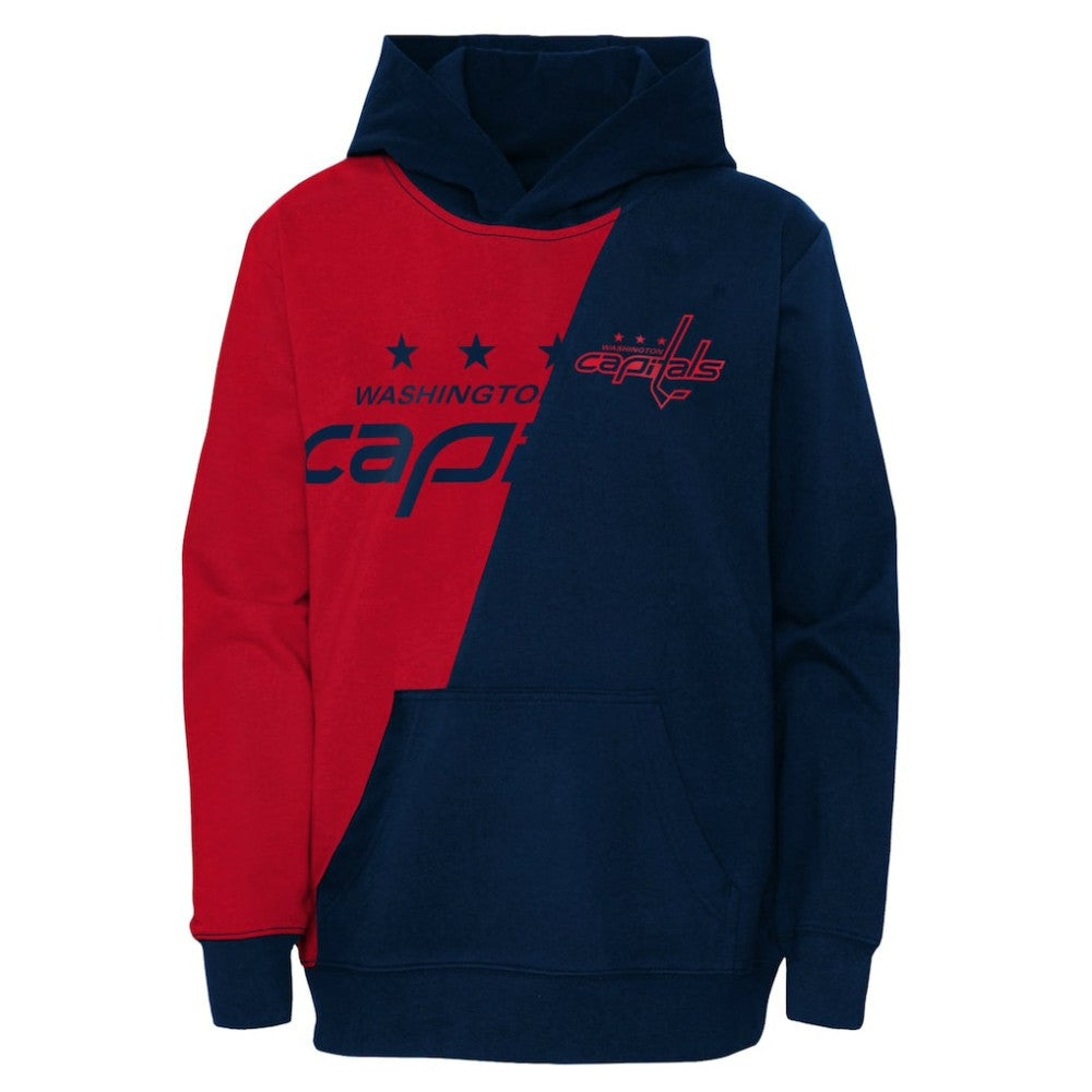 Washington Capitals Preschool Unrivaled Pullover Hoodie - Red/Navy | US 5309919