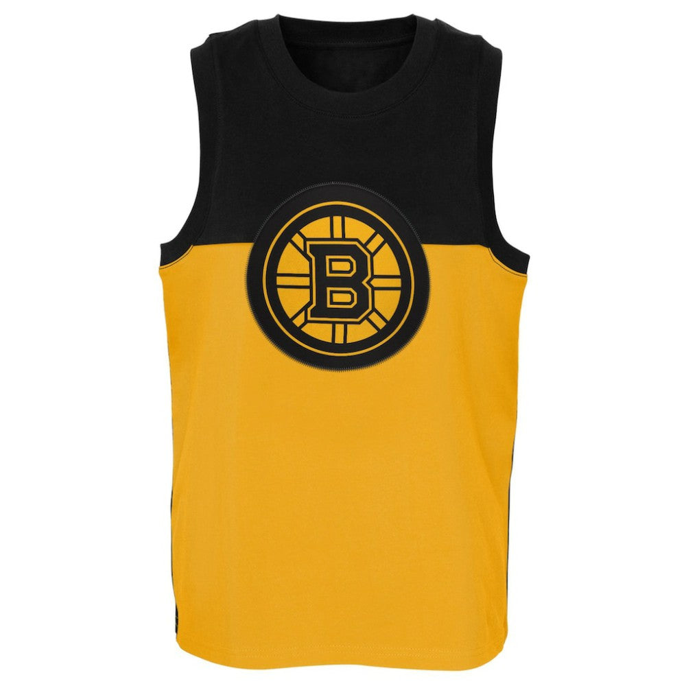 Boston Bruins Youth Revitalize Tank Top - Gold/Black | US 5310092
