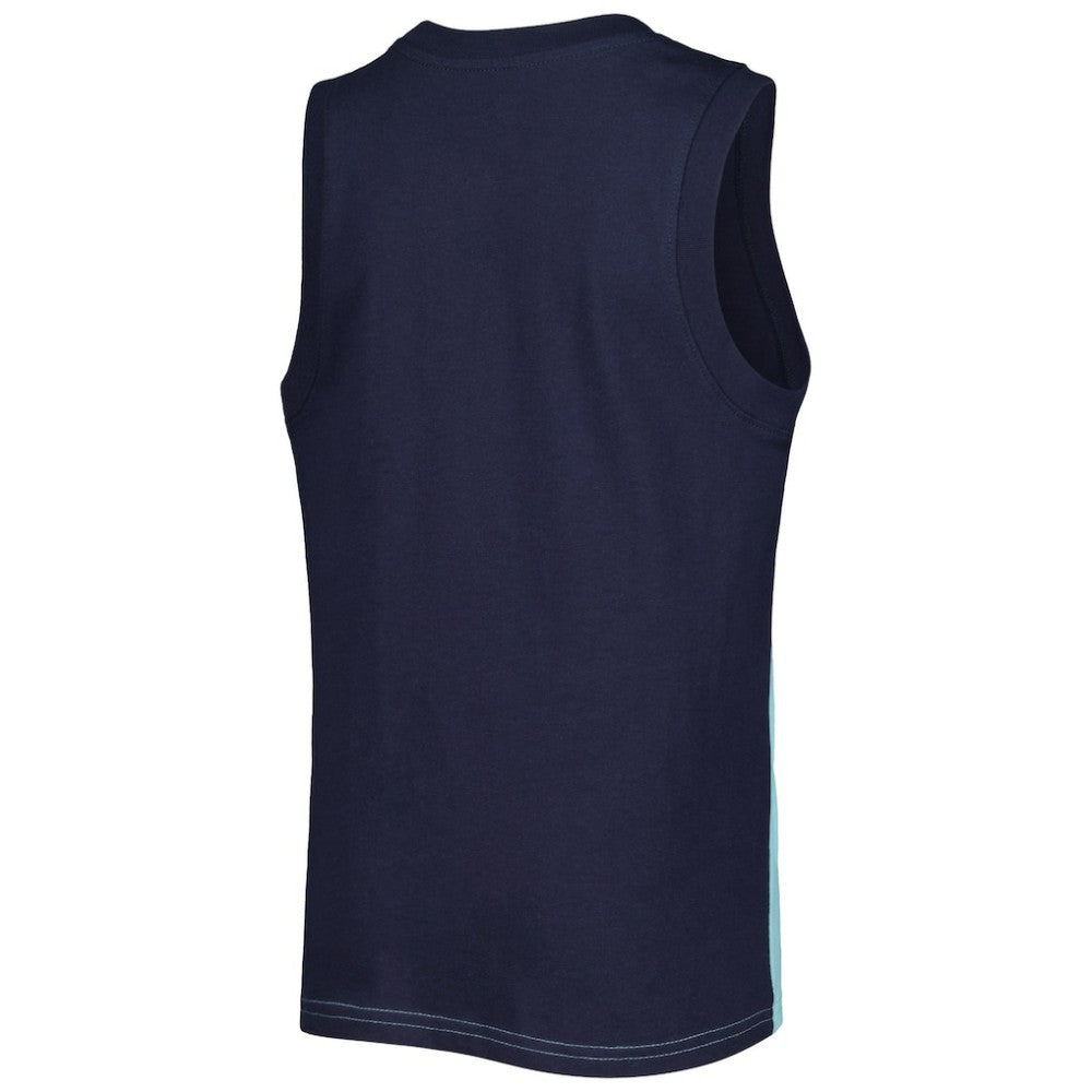Seattle Kraken Youth Revitalize Tank Top - Light Blue/Dark Sea Blue | US 5310098