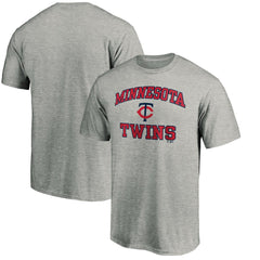 Minnesota Twins Heart & Soul T-Shirt - Heather Gray T-shirts