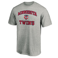 Minnesota Twins Heart & Soul T-Shirt - Heather Gray T-shirts
