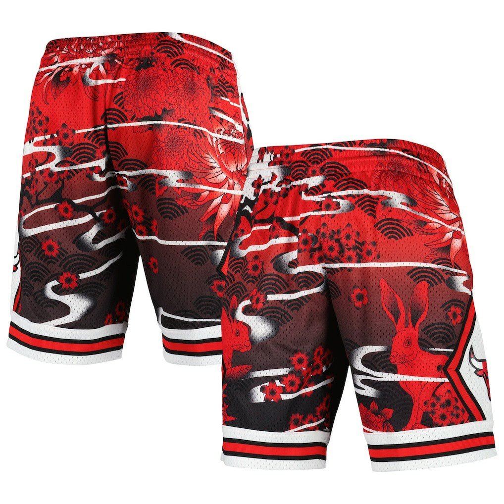 Chicago Bulls Lunar New Year Swingman Shorts Red - Mitchell & Ness