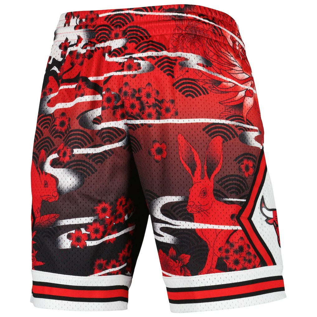 Chicago Bulls Lunar New Year Swingman Shorts Red - Mitchell & Ness