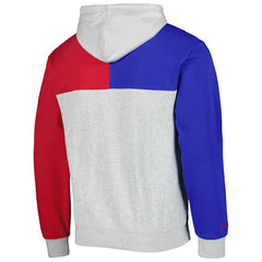 Philadelphia 76ers Tie-Breaker Pullover Hoodie Heather Gray - Mitchell & Ness