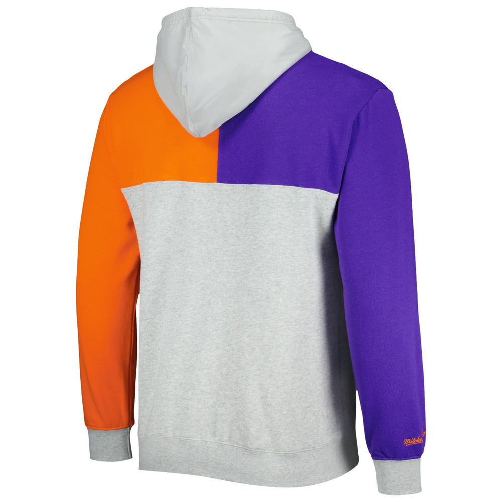 Phoenix Suns Tie-Breaker Pullover Hoodie Heather Gray - Mitchell & Ness