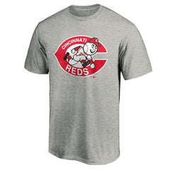 Cincinnati Reds Cooperstown Collection Forbes T-Shirt - Heather Gray T-shirts