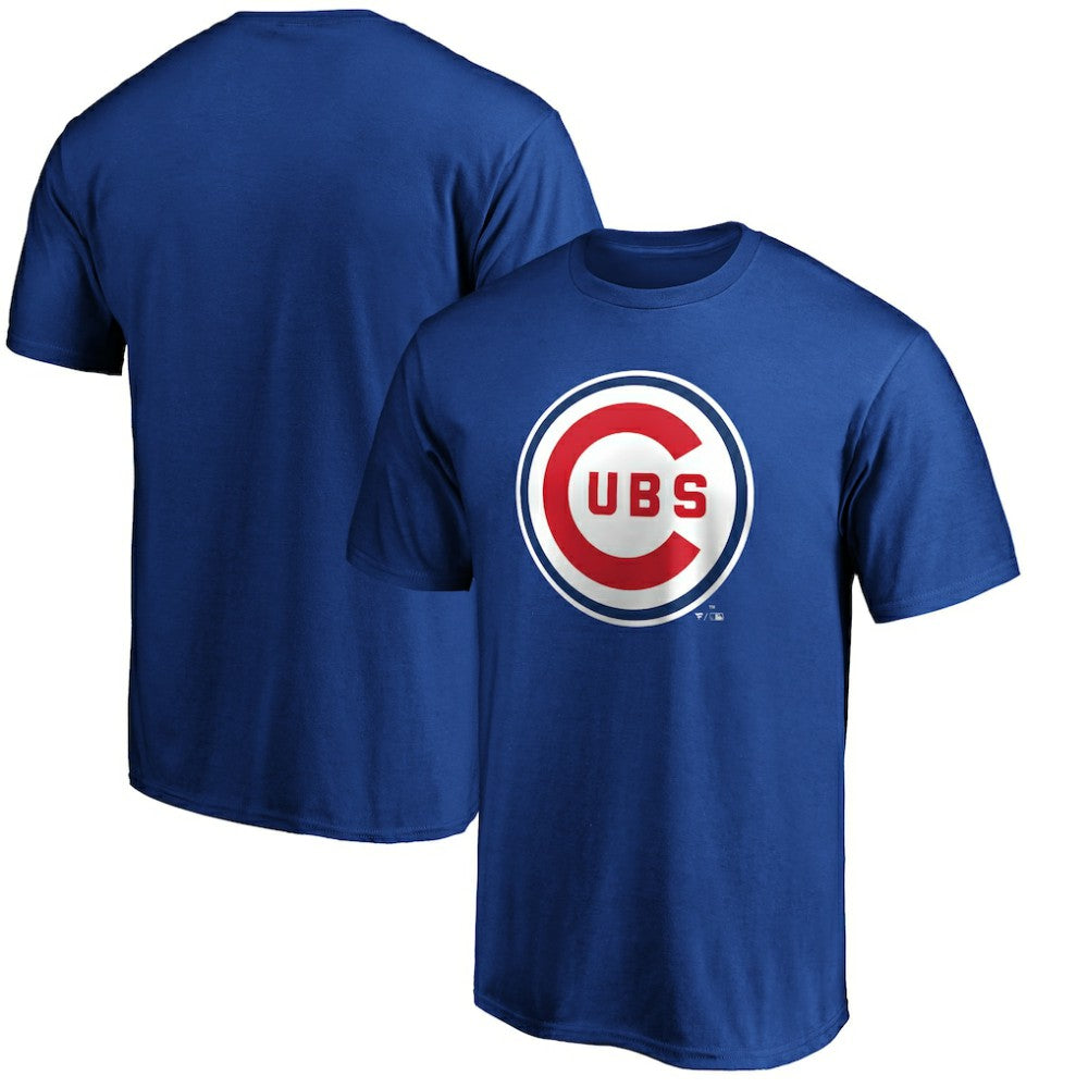 Chicago Cubs Cooperstown Collection Forbes Team Logo T-Shirt - Royal T-shirts