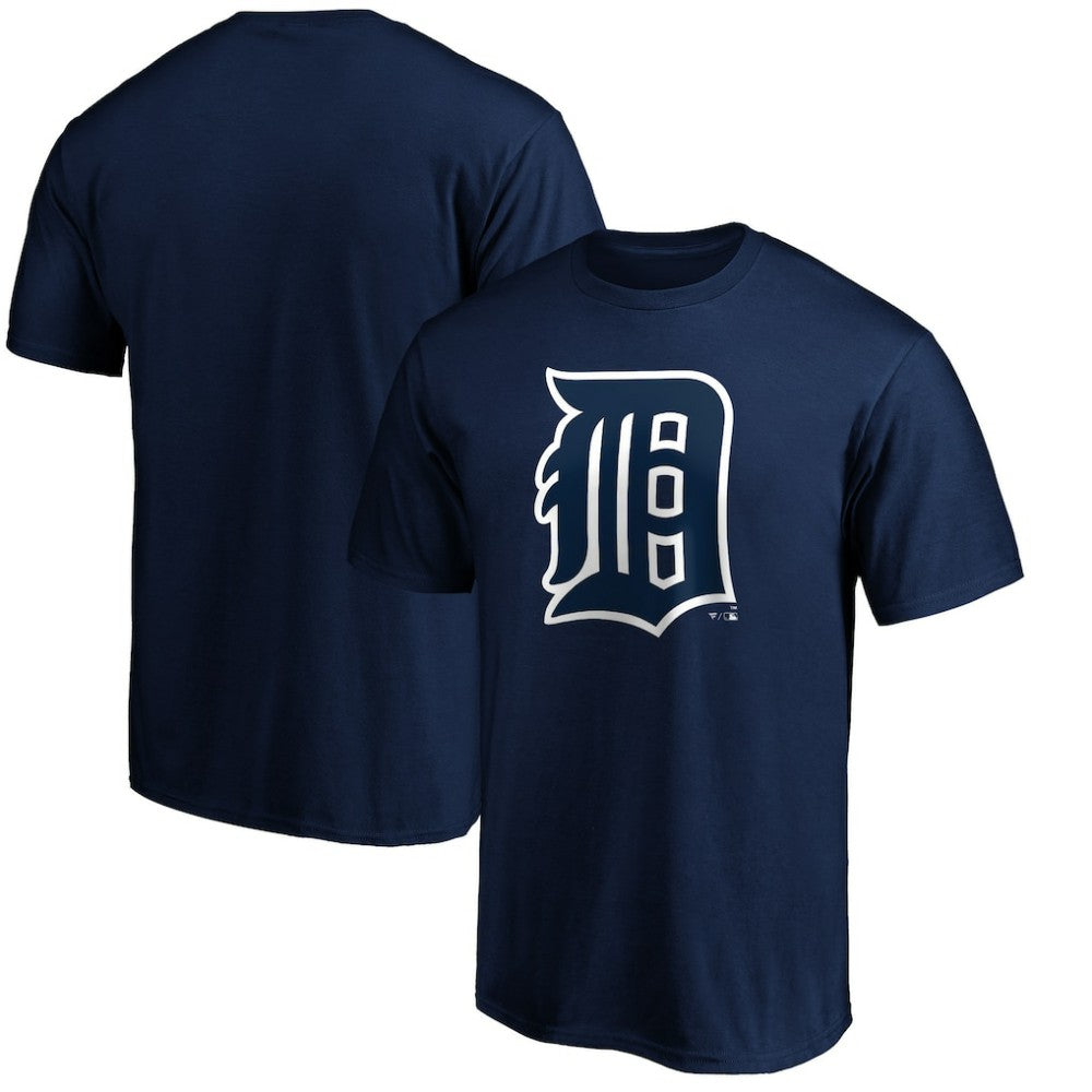 Detroit Tigers Cooperstown Collection Forbes Team Logo T-Shirt - Navy T-shirts