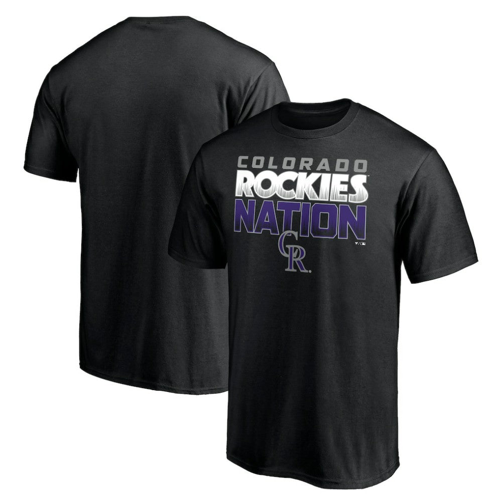 Colorado Rockies Rockies Nation T-Shirt - Black T-shirts
