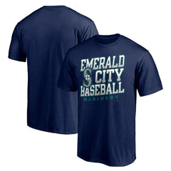 Seattle Mariners Emerald City Baseball T-Shirt - Navy T-shirts