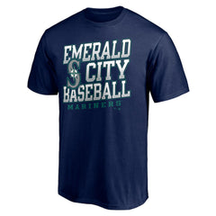 Seattle Mariners Emerald City Baseball T-Shirt - Navy T-shirts