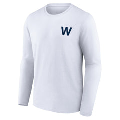 Chicago Cubs Fly the W Long Sleeve T-Shirt - White T-shirts