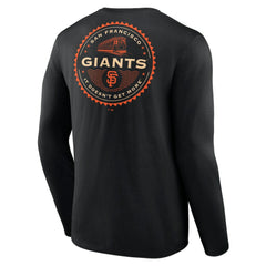 San Francisco Giants SF Seal Long Sleeve T-Shirt - Black T-shirts
