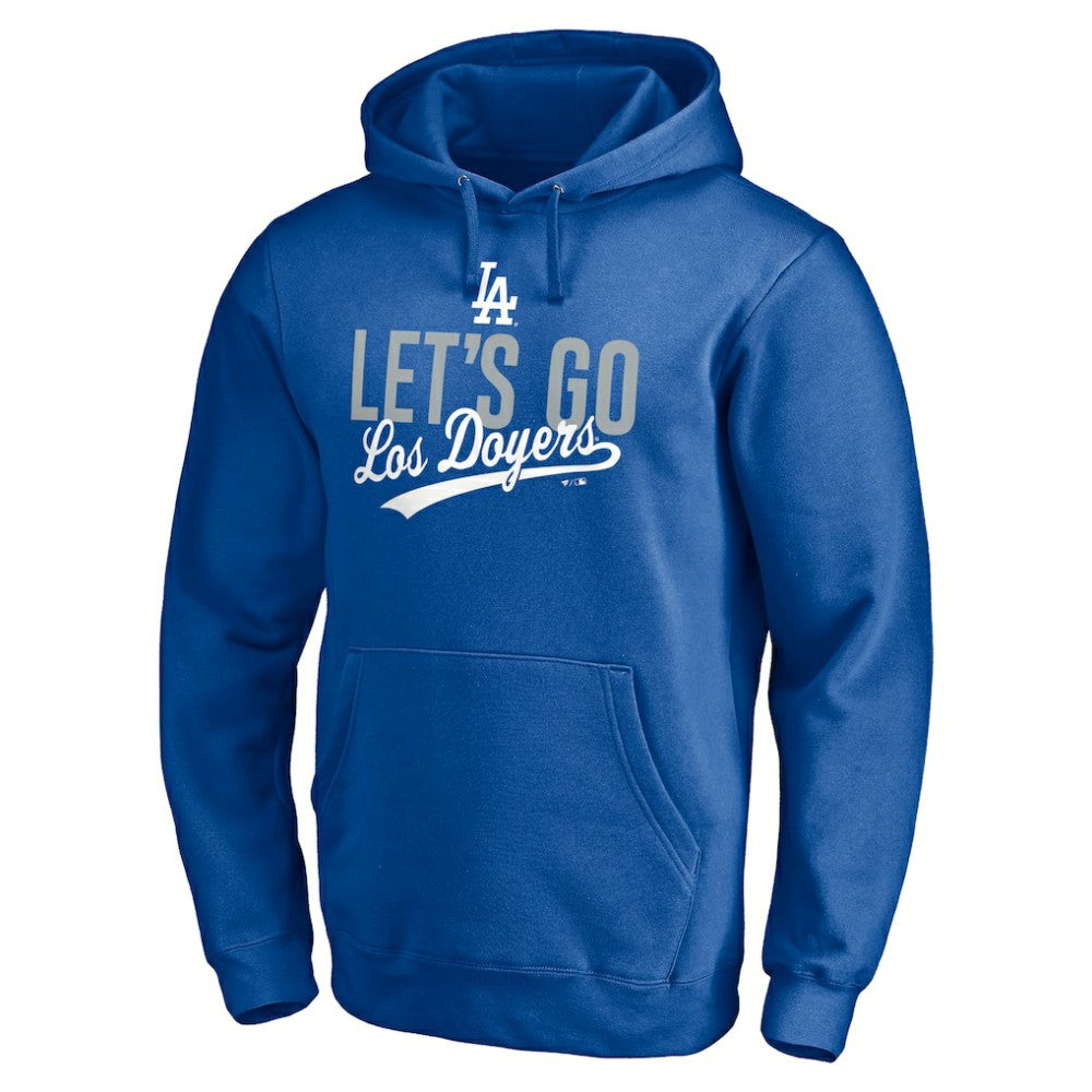 Los Angeles Dodgers Let's Go Los Doyers Pullover Hoodie - Royal Hoodies