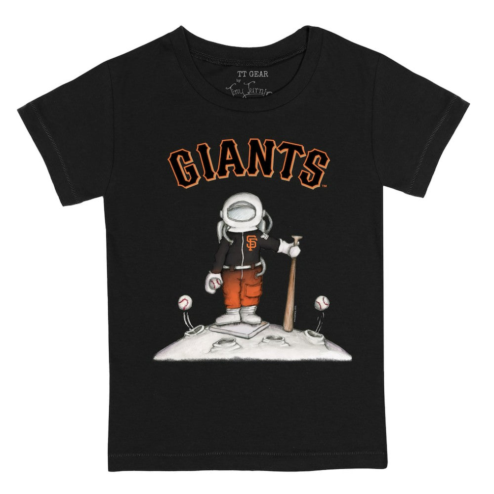 San Francisco Giants Tiny Turnip Youth Astronaut T-Shirt - Black T-shirts