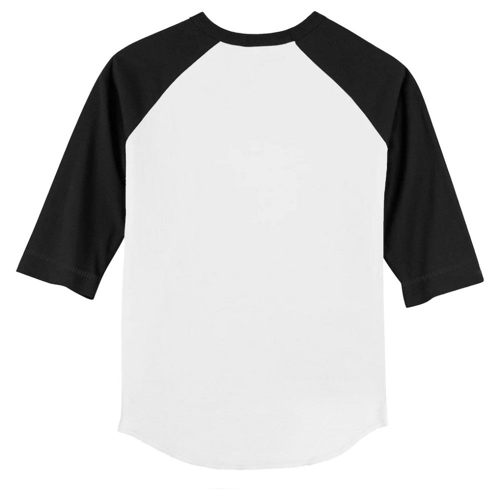 Pittsburgh Pirates Tiny Turnip Youth Baseball Bow 3/4-Sleeve Raglan T-Shirt - White/Black T-shirts