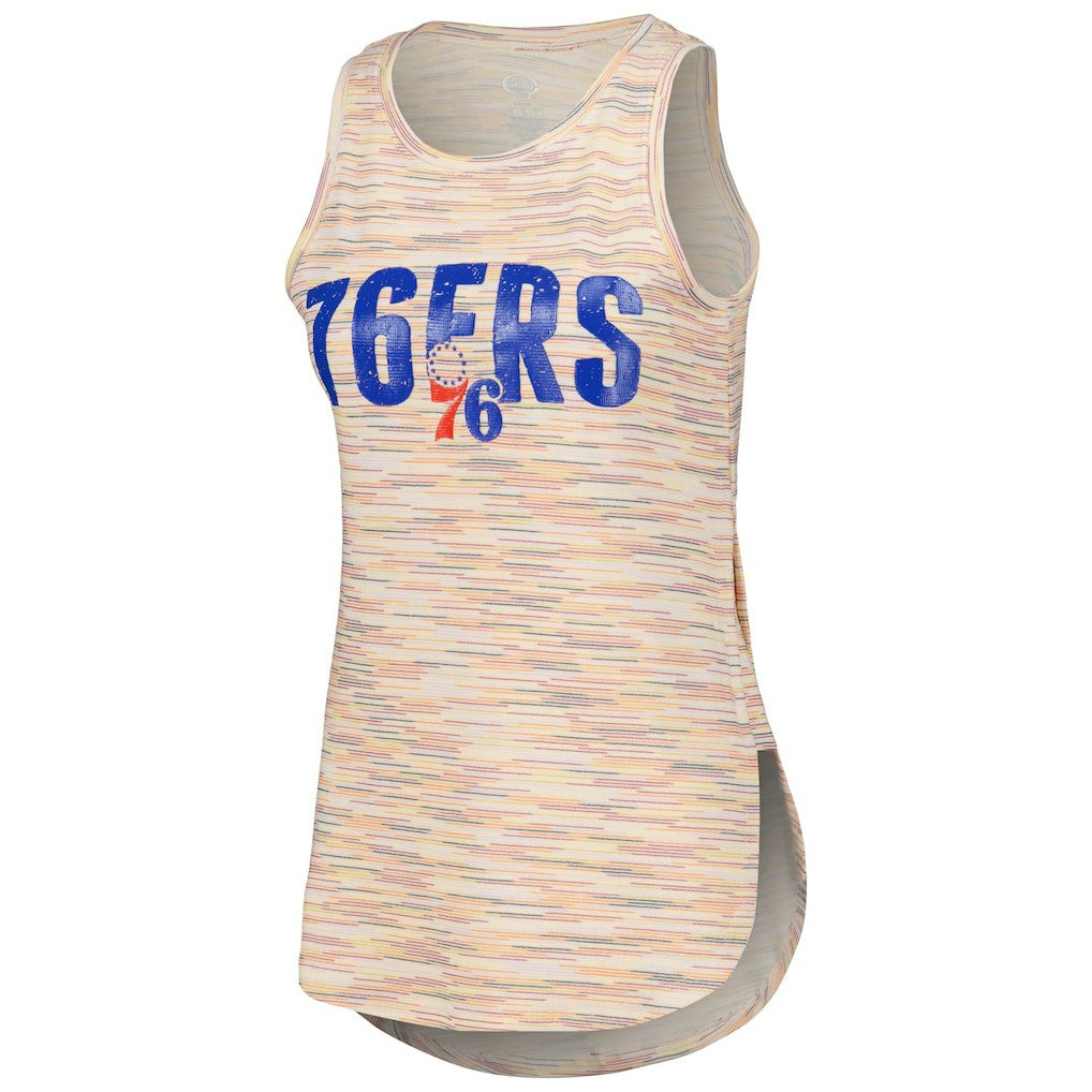 Philadelphia 76ers Concepts Sport Women's Sunray Tank Top White